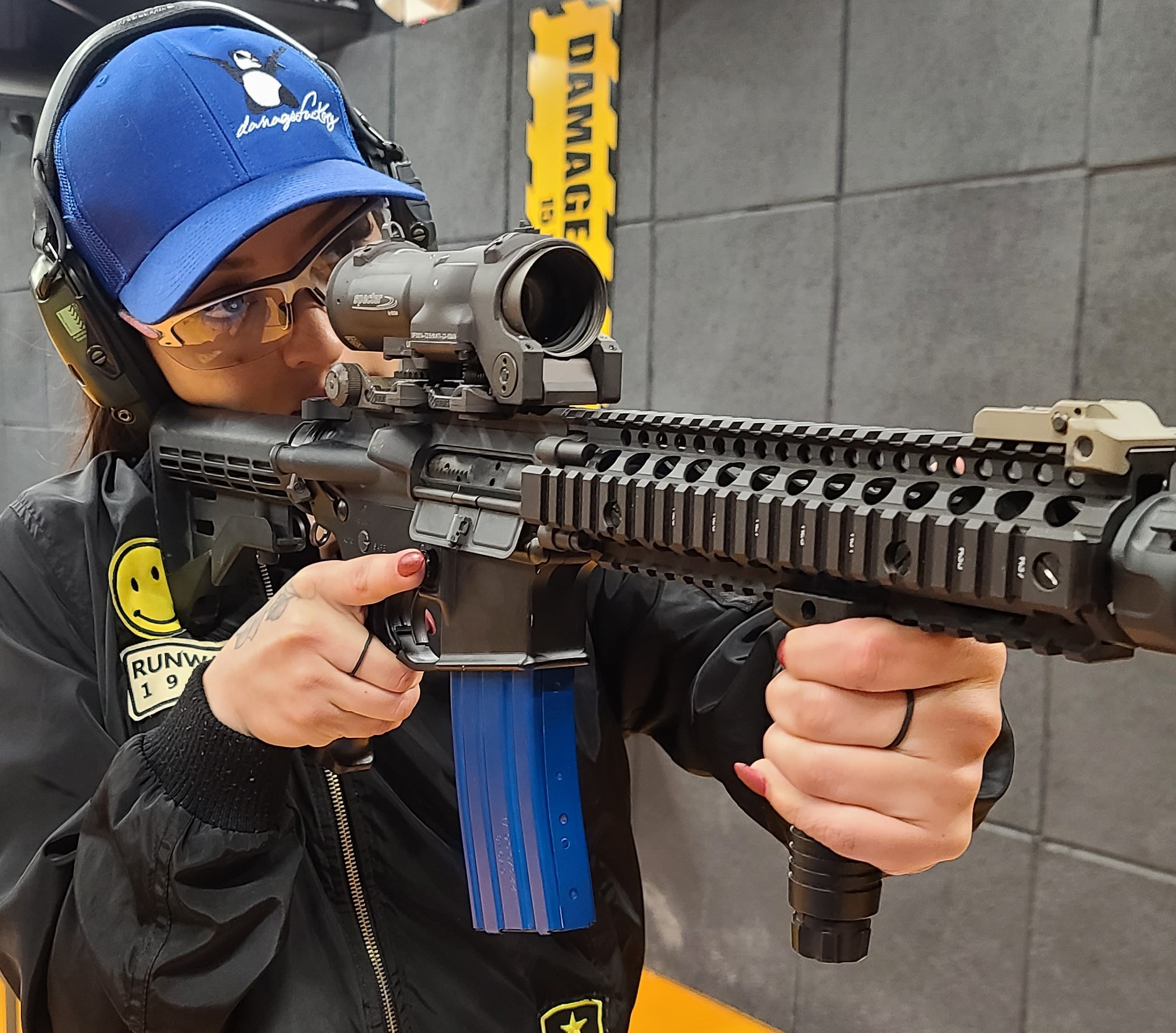 Tourist at The Shooting Range